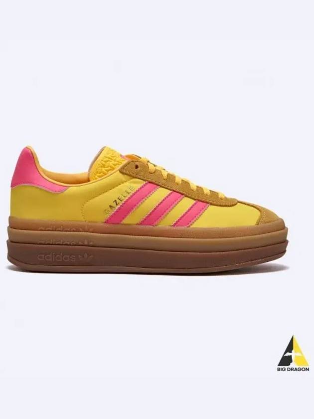 Gazelle Bold Low Top Sneakers Pink Yellow - ADIDAS - BALAAN 2