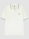 Men's Embroidered Logo Classic Short Sleeve Polo Shirt White - AUTRY - BALAAN 2