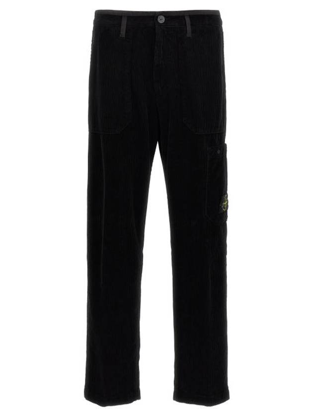 Stone Island Straight Pants 811532604V0029 Black - STONE ISLAND - BALAAN 1