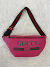 Women s Logo Leather Belt Bag Pink 493869 Condition A - GUCCI - BALAAN 1