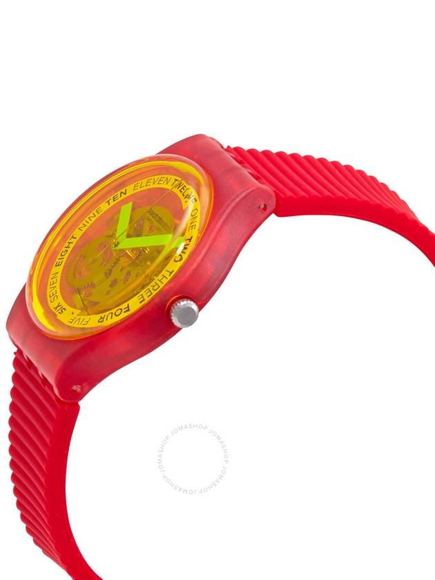 Swatch Retro-Rosso Quartz Transparent Yellow Dial Unisex Watch GR185 - SWATCH - BALAAN 2