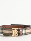 TB Vintage Check Reversible Belt Brown - BURBERRY - BALAAN 2