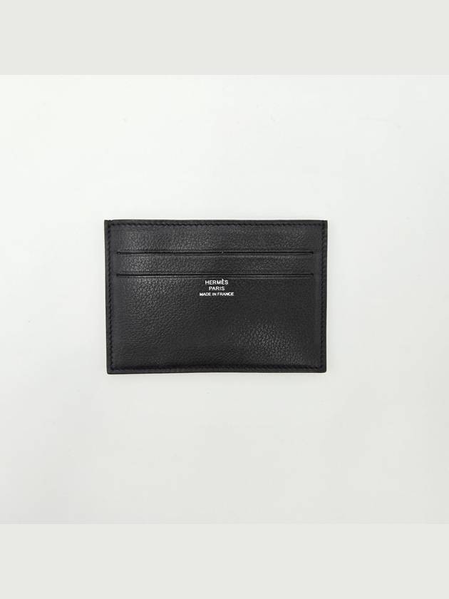 Citizen Twill Card Wallet Black - HERMES - BALAAN 2