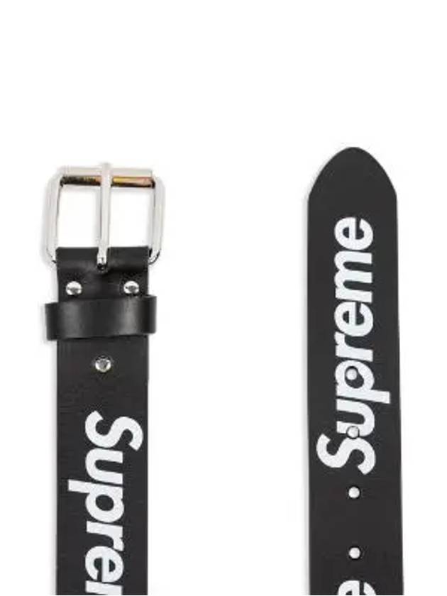 Refit leather belt SS24A27 BLACK - SUPREME - BALAAN 3