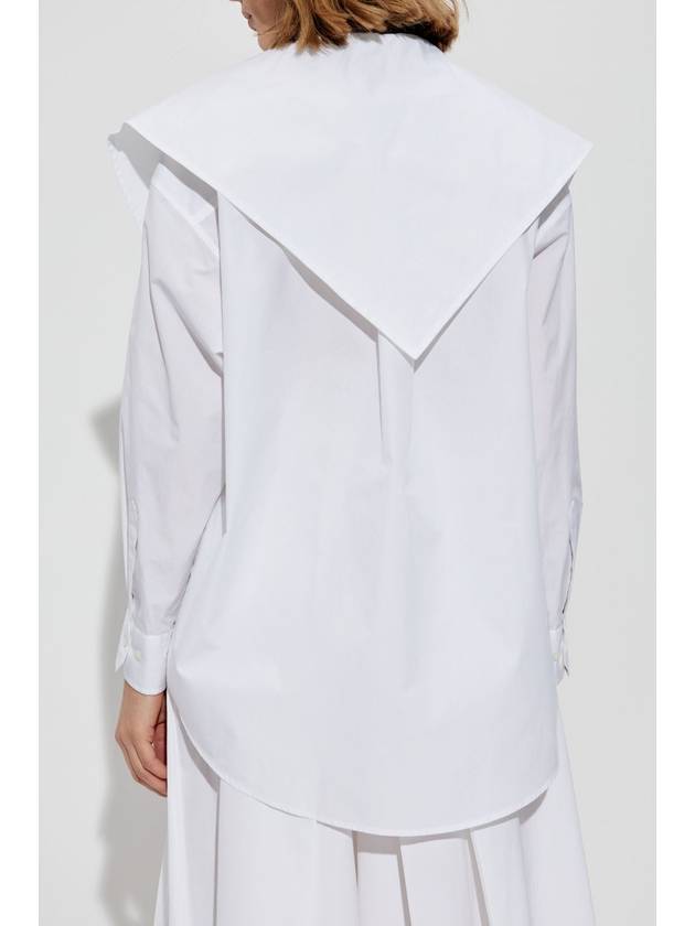 Fabiana Filippi Shirt With Decorative Collar, Women's, White - FABIANA FILIPPI - BALAAN 4