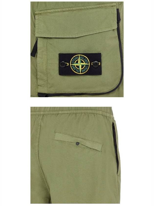 Wappen Cargo Bermuda Shorts Green - STONE ISLAND - BALAAN 6