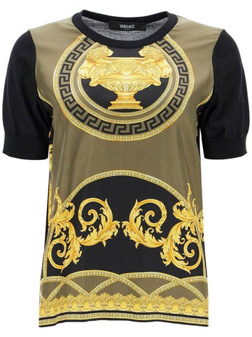 knitted t-shirt 'the cup of the - VERSACE - BALAAN 1