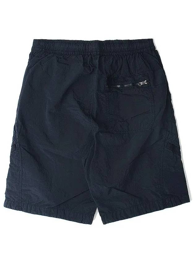 Logo Wappen Patch Shorts Navy - STONE ISLAND - BALAAN 3