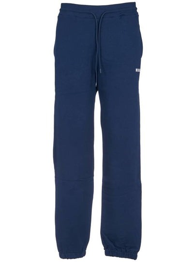 Micro Logo Cotton Track Pants Navy - MSGM - BALAAN 2