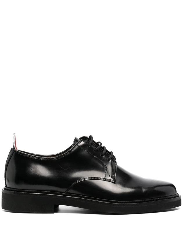 Calf Leather Micro Sole Uniform Shoe Black - THOM BROWNE - BALAAN 1
