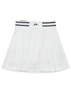 Women's Harlow Skirt White - J.LINDEBERG - BALAAN 6