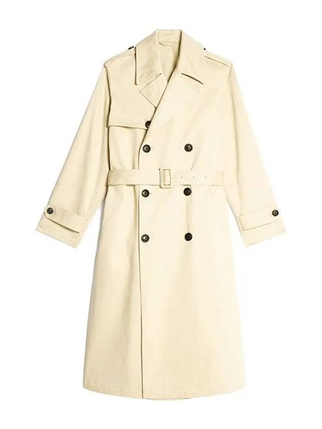 Belted Trench Coat Vanilla - AMI - BALAAN 2