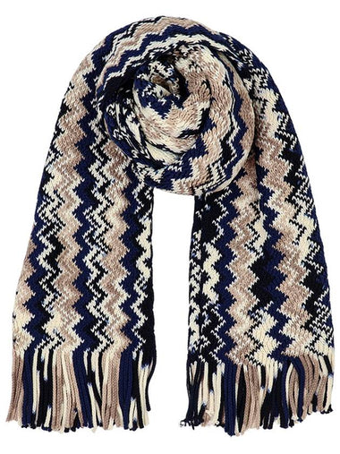 Enbroided wool embroidery muffler SCN1WOU9128 0002 - MISSONI - BALAAN 1