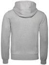 Logo Patch Organic Cotton Hoodie Grey - LACOSTE - BALAAN 4