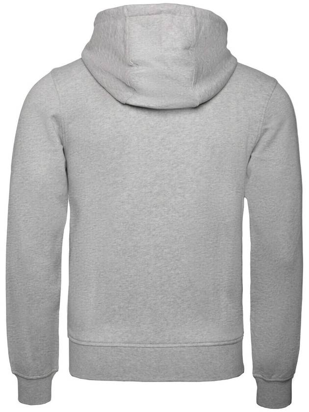 Logo Patch Organic Cotton Hoodie Grey - LACOSTE - BALAAN 4