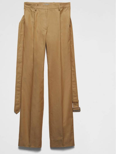 Cotton twill straight pants cord - PRADA - BALAAN 2