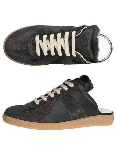 Women's Replica Cut Out Low Top Sneakers Mule Black - MAISON MARGIELA - BALAAN 2