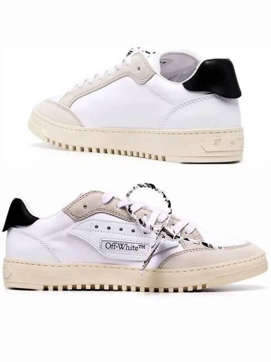 50 Leather Multi Low Top Sneakers - OFF WHITE - BALAAN 2