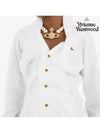 Drunken Logo Shirt White - VIVIENNE WESTWOOD - BALAAN 8