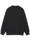 Women s viscose logo lettering jacquard knit BLACK - 20THHOLE - BALAAN 2