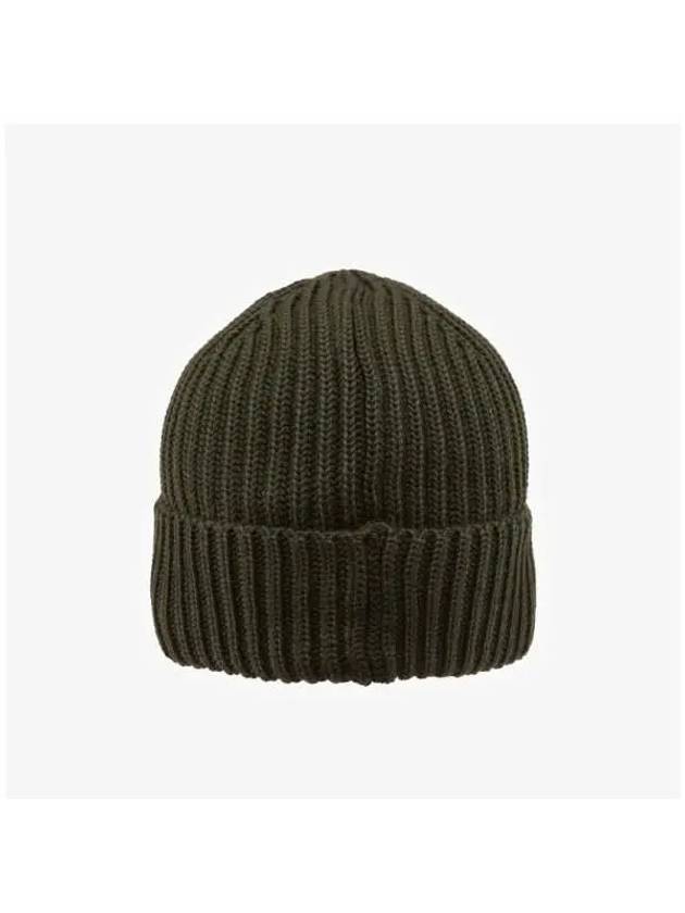 Extra Fine Merino Wool Goggle Beanie Ivy Green - CP COMPANY - BALAAN 6