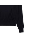 Men's Heart Logo Wool Turtleneck Black - AMI - BALAAN 8