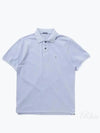 Logo Patch Short Sleeve Polo Shirt Cosmic Sky - CP COMPANY - BALAAN 2