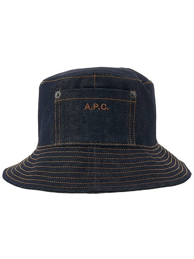 Bob Thais Denim Bucket Hat Indigo - A.P.C. - BALAAN 3