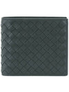 Intrecciato Weaving Half Wallet Dark Grey - BOTTEGA VENETA - BALAAN 3