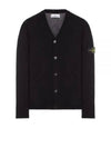 Wappen V Neck Cotton Knit Cardigan Navy - STONE ISLAND - BALAAN 2