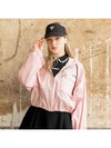 Golf Tennis Hooded Crop Jacket Jumper Pink - AVAVE - BALAAN 2