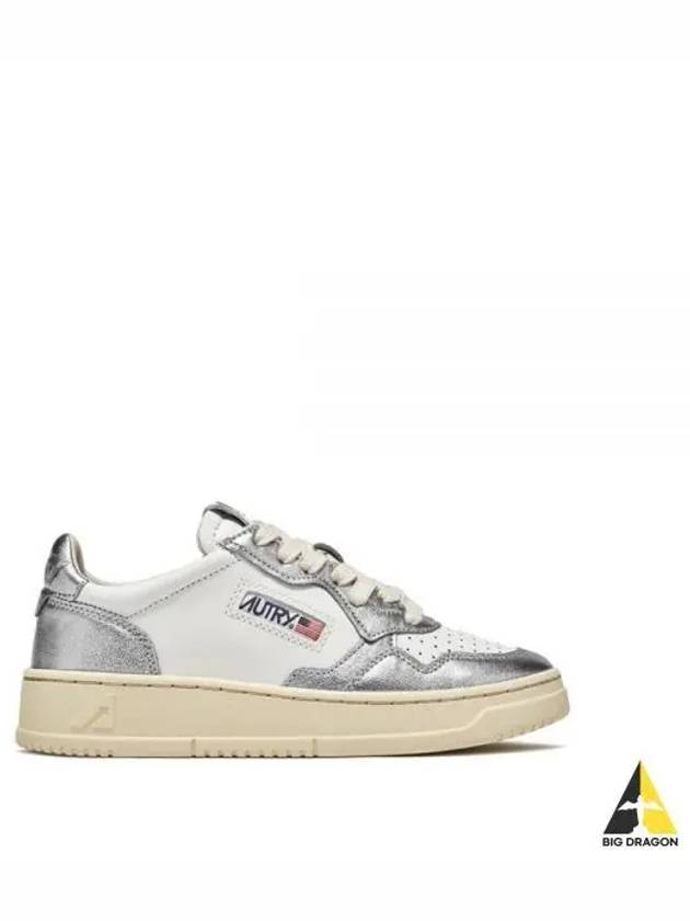 Medalist Silver Tab Low Top Sneakers White - AUTRY - BALAAN 2