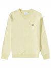 Fox Head Patch Classic Sweatshirt Light Yellow - MAISON KITSUNE - BALAAN 2