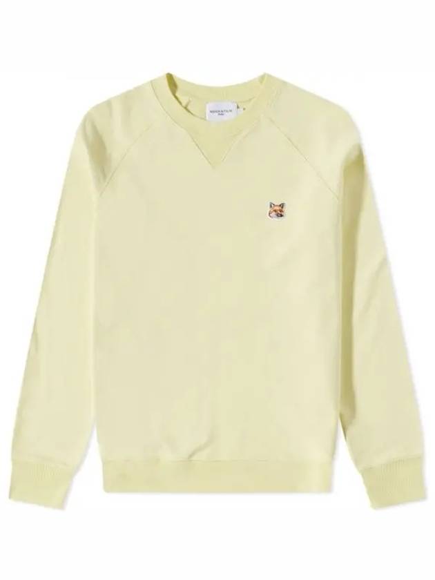 Fox Head Patch Classic Sweatshirt Light Yellow - MAISON KITSUNE - BALAAN 2