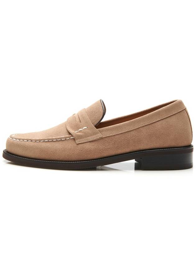 Andrew Suede Penny Loafers BE - FLAP'F - BALAAN 3