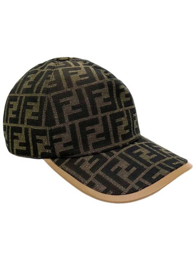 FF Monogram Ball Cap Brown - FENDI - BALAAN 2