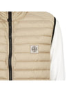 Loom Woven Chambers Recycled Nylon Down Padding Vest Dove Grey - STONE ISLAND - BALAAN 11