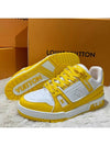 LV Monogram Trainer Low Top Sneakers Yellow - LOUIS VUITTON - BALAAN 2