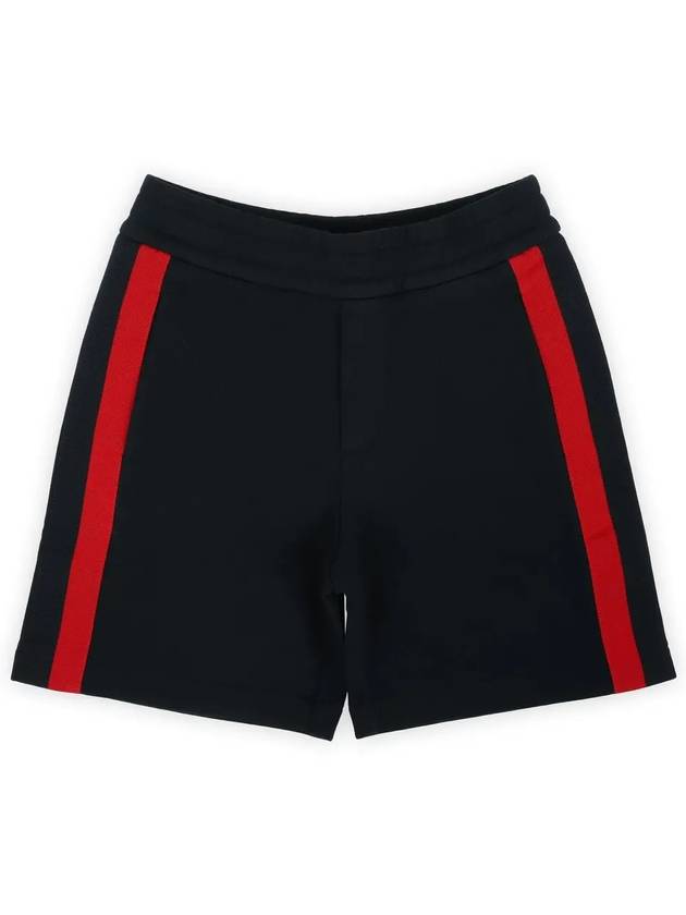 Kids Back Wappen Patch Training Short Pants Navy 8H00012 809AG 778 - MONCLER - BALAAN 3