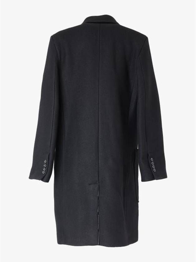 Two Button Wool Single Coat Black - AMI - BALAAN 3