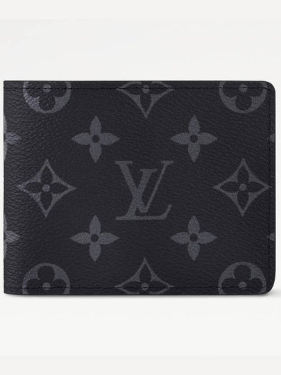 Slender Monogram Eclipse Half Wallet Black - LOUIS VUITTON - BALAAN 2