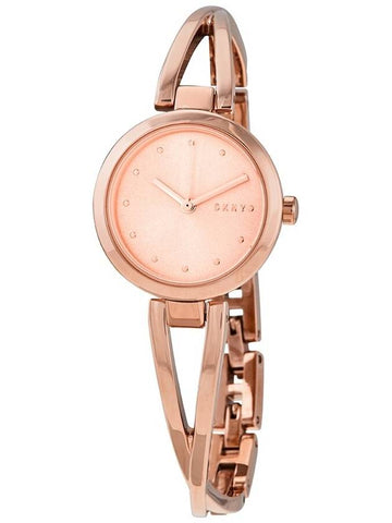 DKNY Crosswalk Quartz Rose Gold Dial Ladies Watch NY2812 - DKNY - BALAAN 1