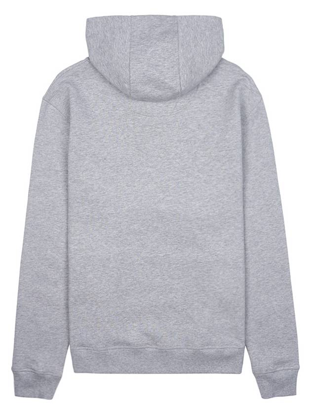 Fox Head Logo Hoodie Grey - BARBOUR - BALAAN 3