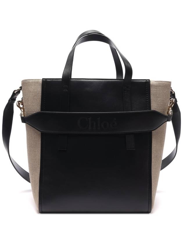 Sense Medium Tote Bag Black - CHLOE - BALAAN 2