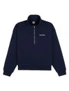 Women's New Health Quarter Zip Sweater Navy - SPORTY & RICH - BALAAN 2