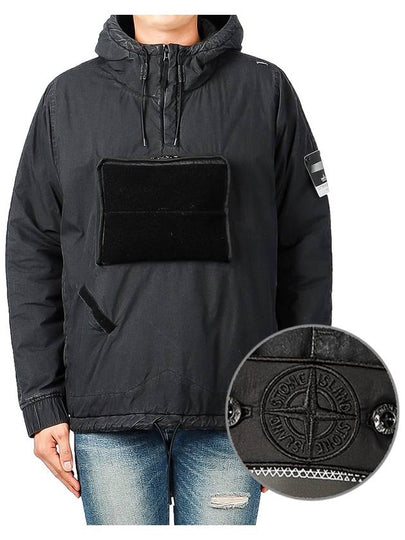 Shadow Project Cotton Nylon Anorak Black - STONE ISLAND - BALAAN 2