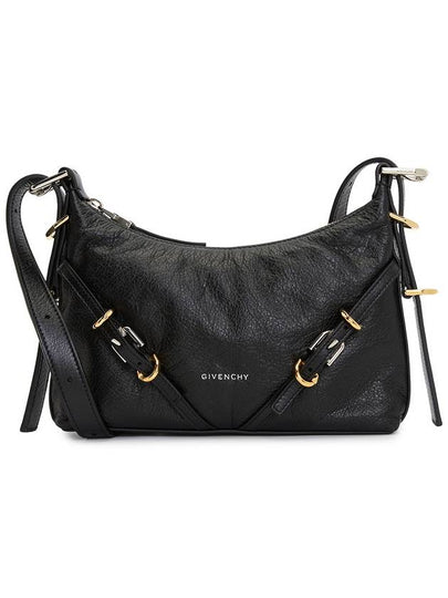 Voyou Small Leather Shoulder Bag Black - GIVENCHY - BALAAN 2