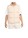 Men's Club Puffer Vest Beige - NIKE - BALAAN 2