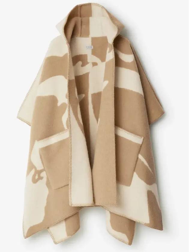 Logo Wool Cape 8079139A7026 B0710973778 - BURBERRY - BALAAN 2