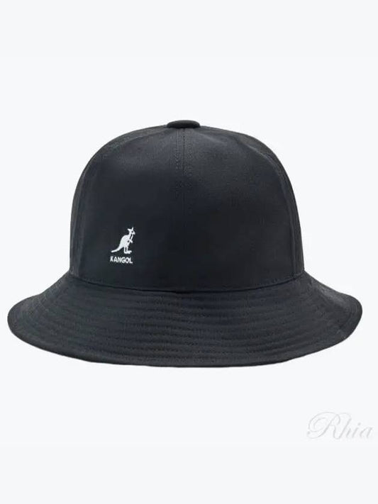 K5369 Black Washed Casual Bucket Hat - KANGOL - BALAAN 1
